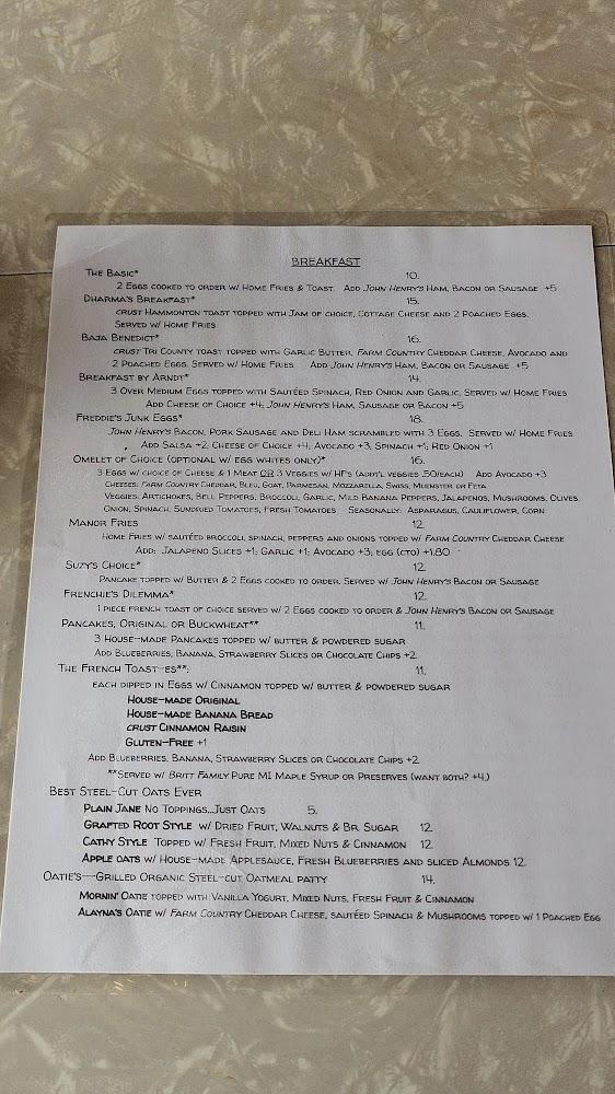 The Grafted Root Eatery Menu image 1