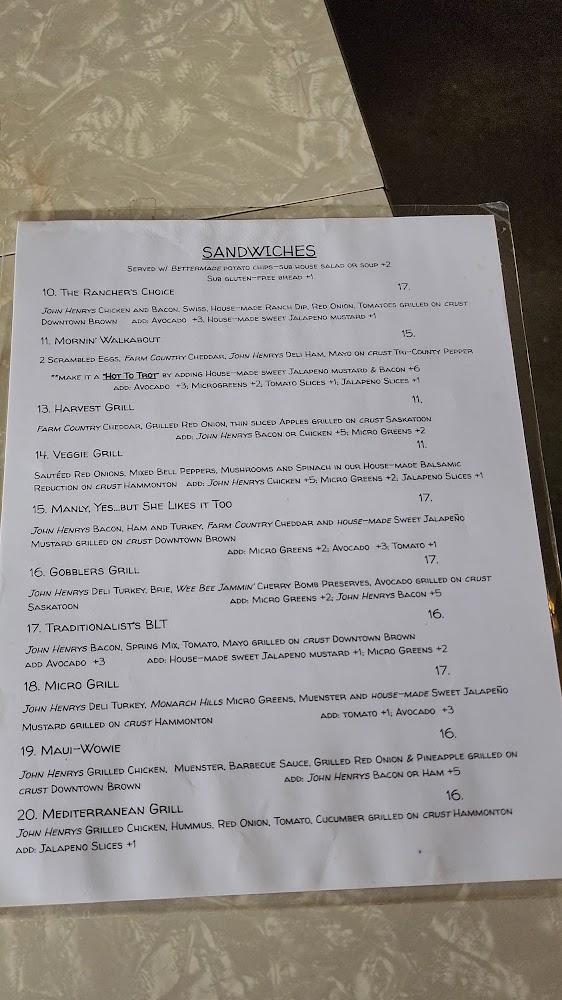 The Grafted Root Eatery Menu image 2