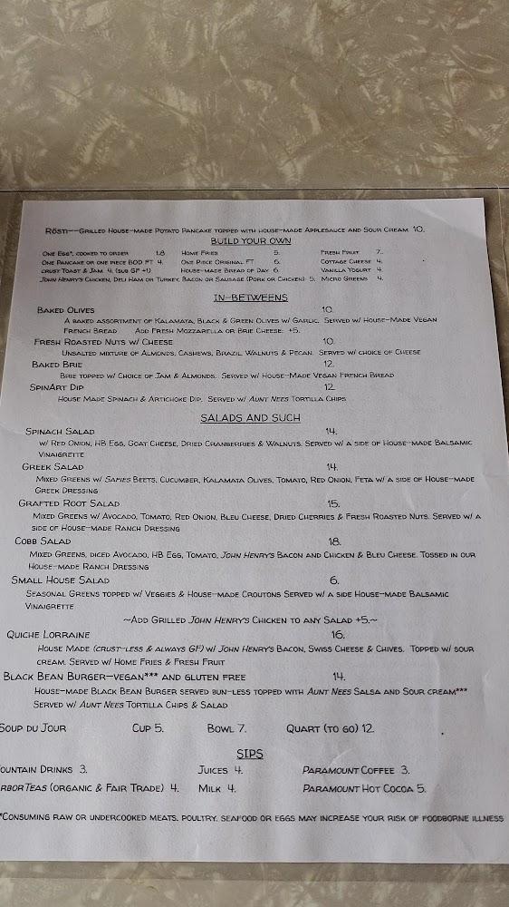 The Grafted Root Eatery Menu image 3